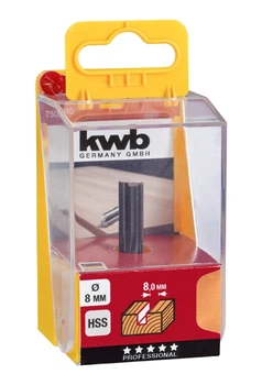 Фреза пазовая HSS 8 мм, KWB