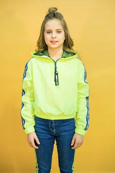 Ветровка A-yugi Jeans 134 см Салатовый (2125000659411)