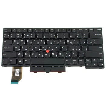 Клавіатура для ноутбука Lenovo ThinkPad L14 / L14 Gen 2, RUS розкладка, чорна