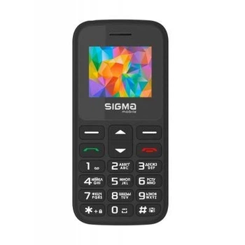 Телефон кнопочний Sigma 50 hit 2020 чорний
