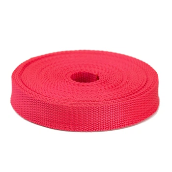 Лента ременная полипропилен Aramitex, 25 мм Red 10 yard (9,2 м)