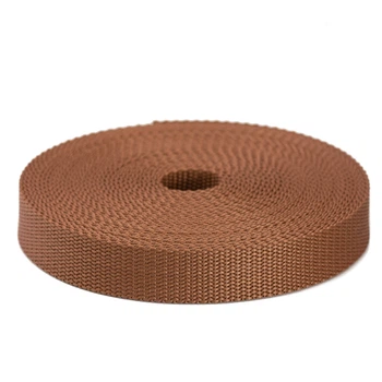 Лента ременная полипропилен Aramitex, 25 мм Brown 10 yard (9,2 м)