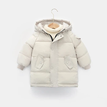 Куртка детская однотонная с капюшоном Basic Kids 110см Бежевый (12668)
