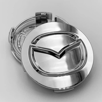 Ковпачки (заглушки) в литі диски MAZDA (Мазда) CountryMan 52 мм Сріблясті