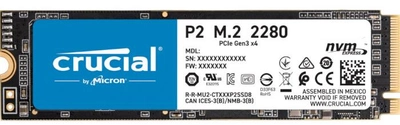 Crucial P2 NVMe 500GB M.2 PCIe 3.0 x4 3D NAND QLC (CT500P2SSD8)