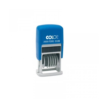 Мини-нумератор COLOP S126 (блист.) 6 роз. 3,8 мм (000016591)