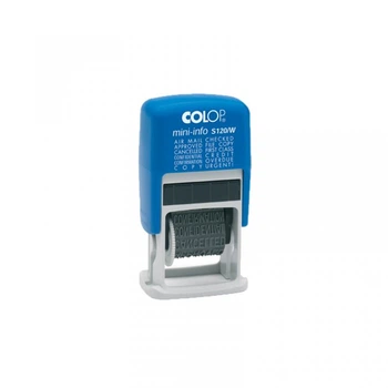 Мини-штамп COLOP S120/W (блист.) бух. терм. укр. (000165721)