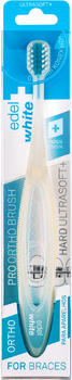 Ортодонтическая зубная щетка Edel White Pro Ortho Белая (100-131-1) (7640131971317)