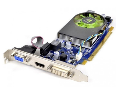 Видеокарта PC PARTNER PCI-Ex nVIDIA GeFORCE GT 220 1 GB DDR2 ( 128 BIT ) ( DVI, VGA, HDMI ) Б/У