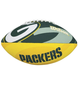 Мяч для американского футбола Wilson NFL Packers WTF1534XBGB (детский мяч)