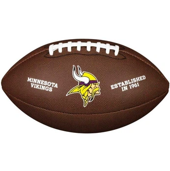 М'яч для американського футболу Wilson NFL Minnesota Vikings, розмір 5, композитна шкіра.(OB_C39E6D9EFA88)
