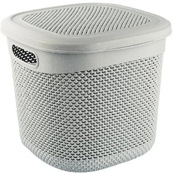 Кошик DROP прямокутний, 15л, сірий металік 166007.2 Uscan Plastic