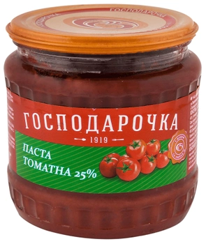 Паста томатна 25% ТМ Господарочка 435 г