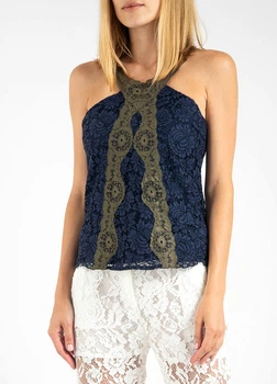 Топ Pinko 42 Синий (1W10EQ 5501 ES1-42)