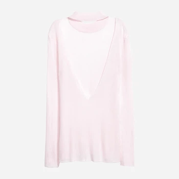 Гольф-водолазка жіноча H&M 0465534 XS Рожева (KZ2000001239407_KAY2000001239407_LD2000001239407)