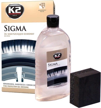 Гель для полировки и ухода за шинами K2 Gold Sigma 500 мл (G1571) (K20456)