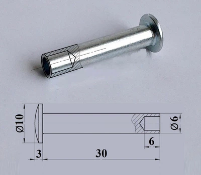 Заклепка 6*30 (29518)