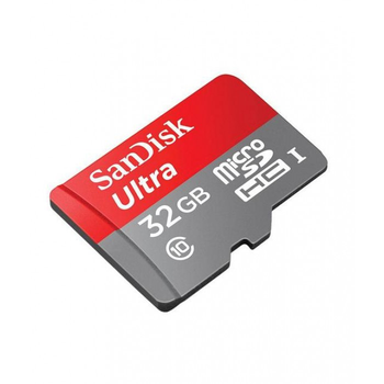 Карта памяти 32GB + SD-adapter SanDisk Ultra microSD HC UHS-I Class 10 (45705)
