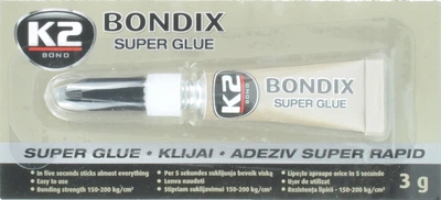 Суперклей универсальный K2 Bondix 3 г (EB100/EB101) (K20070)