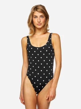Strój kąpielowy jednoczęściowy damski United Colors Of Benetton 3BZB5I043-96L L Czarny (8032652144490)