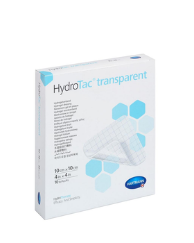 Пов`язка гідрогелева HydroTac® transparent / ГідроТак транспарент 10см x 10см 1шт.