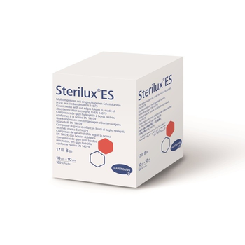 Марлевые салфетки Sterilux® ES 10см х 20см, стерильные 25х2шт. в уп
