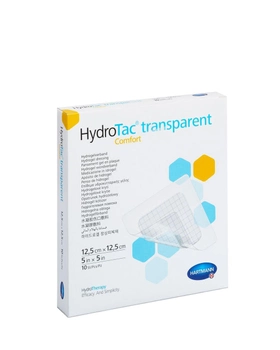 Пов`язка гідрогелева HydroTac® transparent Comfort / ГідроТак транспарент Комфорт 12,5см x 12,5см 1шт