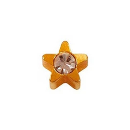 Сережки у вуха Studex R501 Y-4 зірка з кришталем