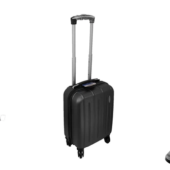 Пластиковый чемодан ручная кладь Lowcost лоукост Wizz Air 40 x 20 x 30 графит