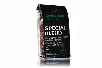 Кофе зерновой CoffeeBulk Special blend 17/18scr 500г