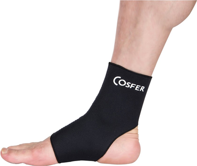 Неопреновий довгий бандаж на щиколотку Cosfer XL/XXL 1 шт (CSF9855-XLXXL001)