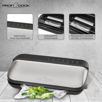 Многофункциональный Вакуумный Упаковщик Profi cook (pc-vk 1134) Professional