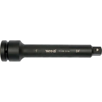 Подовжувач з перехідником YATO 1"-3/4" 250 мм (YT-1169)