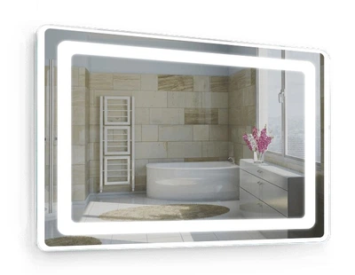Зеркало в ванную IP67 с подсветкой Smart Mirror сенсорное Tignes SK 90х90см влагостойкое