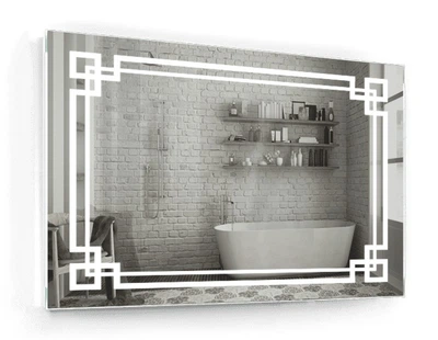Зеркало в ванную IP67 с подсветкой Smart Mirror сенсорное Trento SK 110х70см влагостойкое