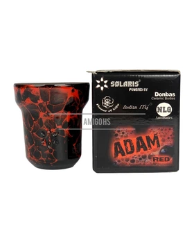 Комплект глиняная чаша Solaris Adam Red Black + калауд