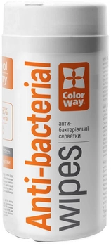 Чистящие спиртовые салфетки ColorWay для дезинфекции (13x12см) 100 шт (CW-1077)