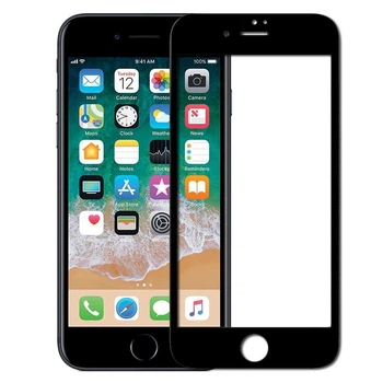 Защитное стекло на iPhone 6 Plus/6s Plus/7 Plus/8 Plus Черное