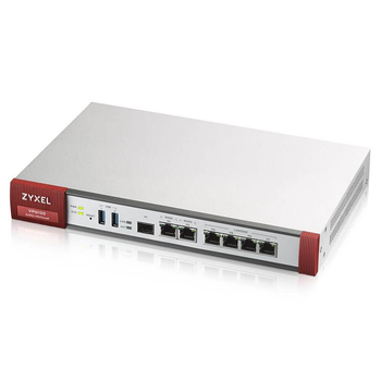 Міжмережевий екран ZYXEL ZyWALL VPN100 (VPN100-EU0101F) (2xGE WAN, 4xGE LAN/DMZ, 2хUSB3.0, 1xSFP, AP Controller (4/68), SD-WAN, Device HA Pro, передплата на 1 рік фільтрації контенту (CF) і Geo IP)