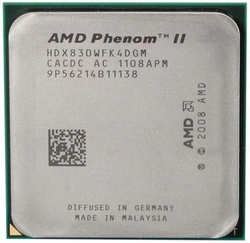 Процессор AMD Phenom II X4 830 2.8GHz AM2+/AM3 95W б/у