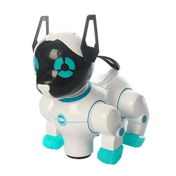 Собака на бат-ке 8201A (BLUE) двигаются голова и хвост. Синий