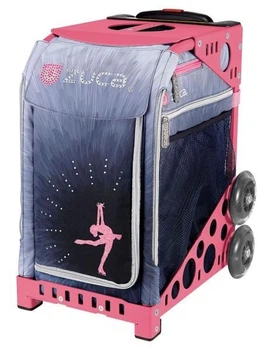 Сумка для коньков и роликов Sport Ice Dreamz LUX Zuca в розовой раме
