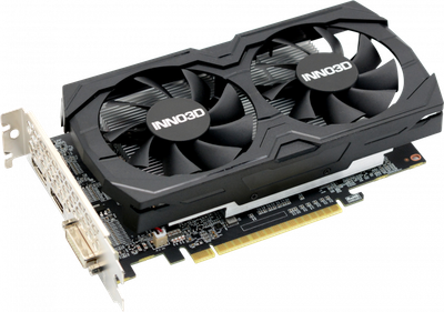 Видеокарта Inno3D GeForce GTX 1050 Ti Twin X2 OC 4GB GDDR5 (N105K-2DDV-M5CM)
