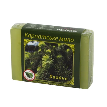 Мыло ручной работы Карпатське Мило Хвойне 90г