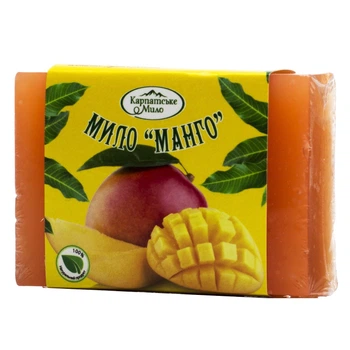 Мыло ручной работы Карпатське Мило Манго 90г