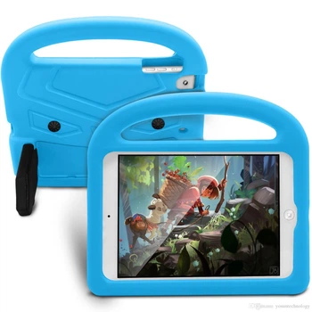 Чехол STR EVA трансформер с ручкой и подставкой для Apple iPad 6 (2018) детский Blue