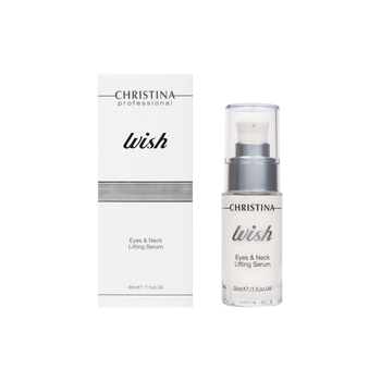 Подтягивающая сыворотка Christina WISH EYES & NECK LIFTING SERUM для кожи вокруг глаз и шеи 30 мл