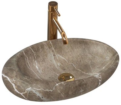 Умивальник (раковина) REA ROXY B STONE NATURE накладний (REA-U6650)