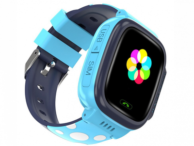 Детские Умные Смарт Часы Baby Smart Watch Y92 С GPS Синие