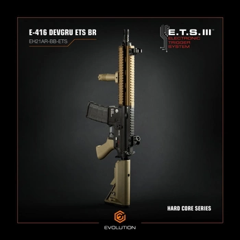 Штурмовая винтовка EVOLUTION HK416 E416 DEVGRU ETS BR